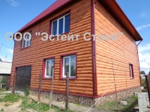 металлосайдинг под бревно, водосток
