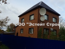 металлосайдинг под бревно, водостоки, карнизы